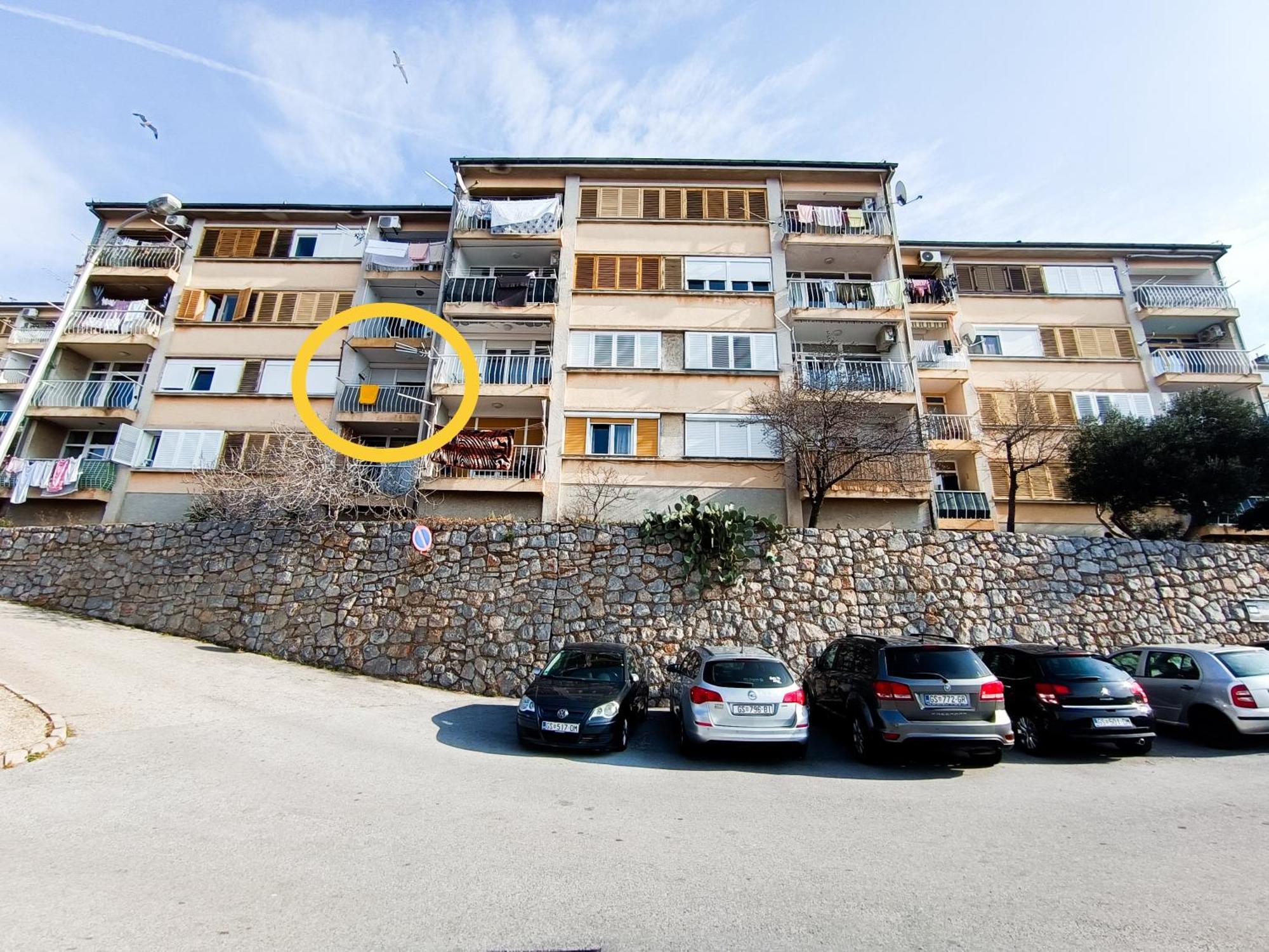 Novouredeni Stan S Balkonom I Pogledom Na More Senj  Dış mekan fotoğraf